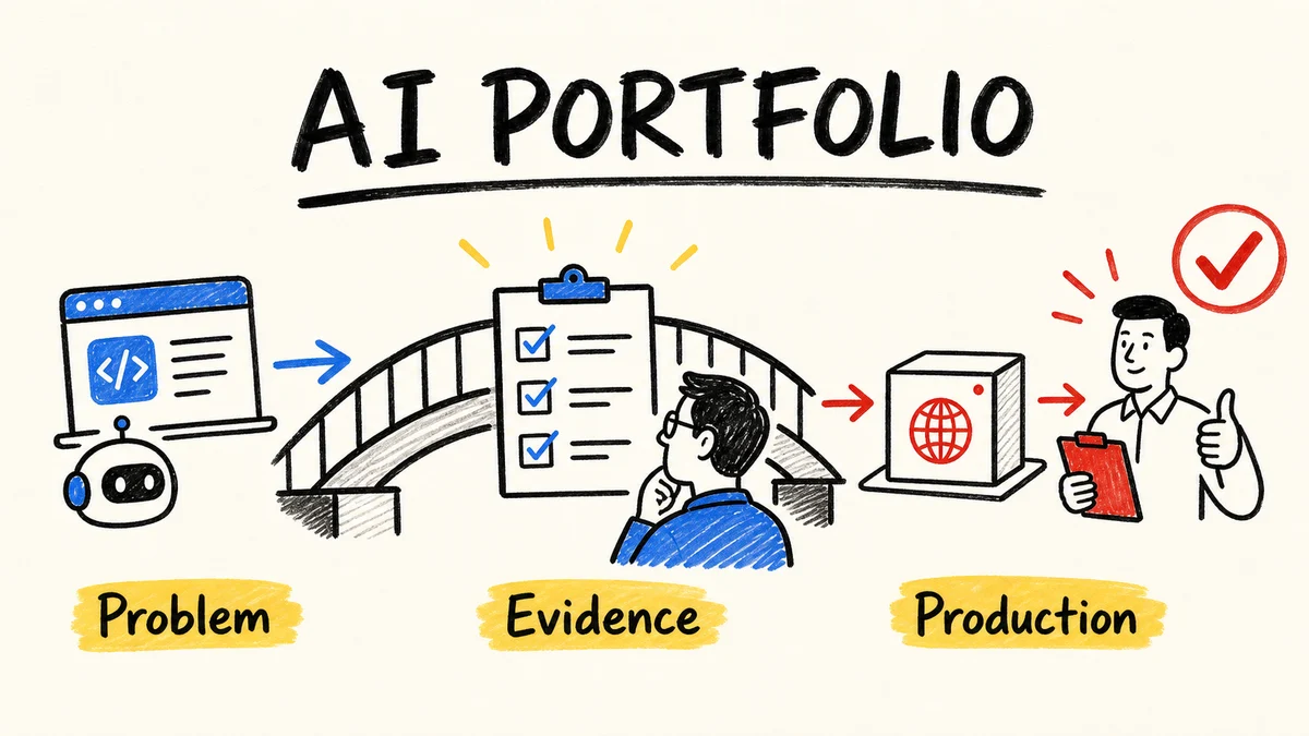 AI software engineer portfolio: what to prove